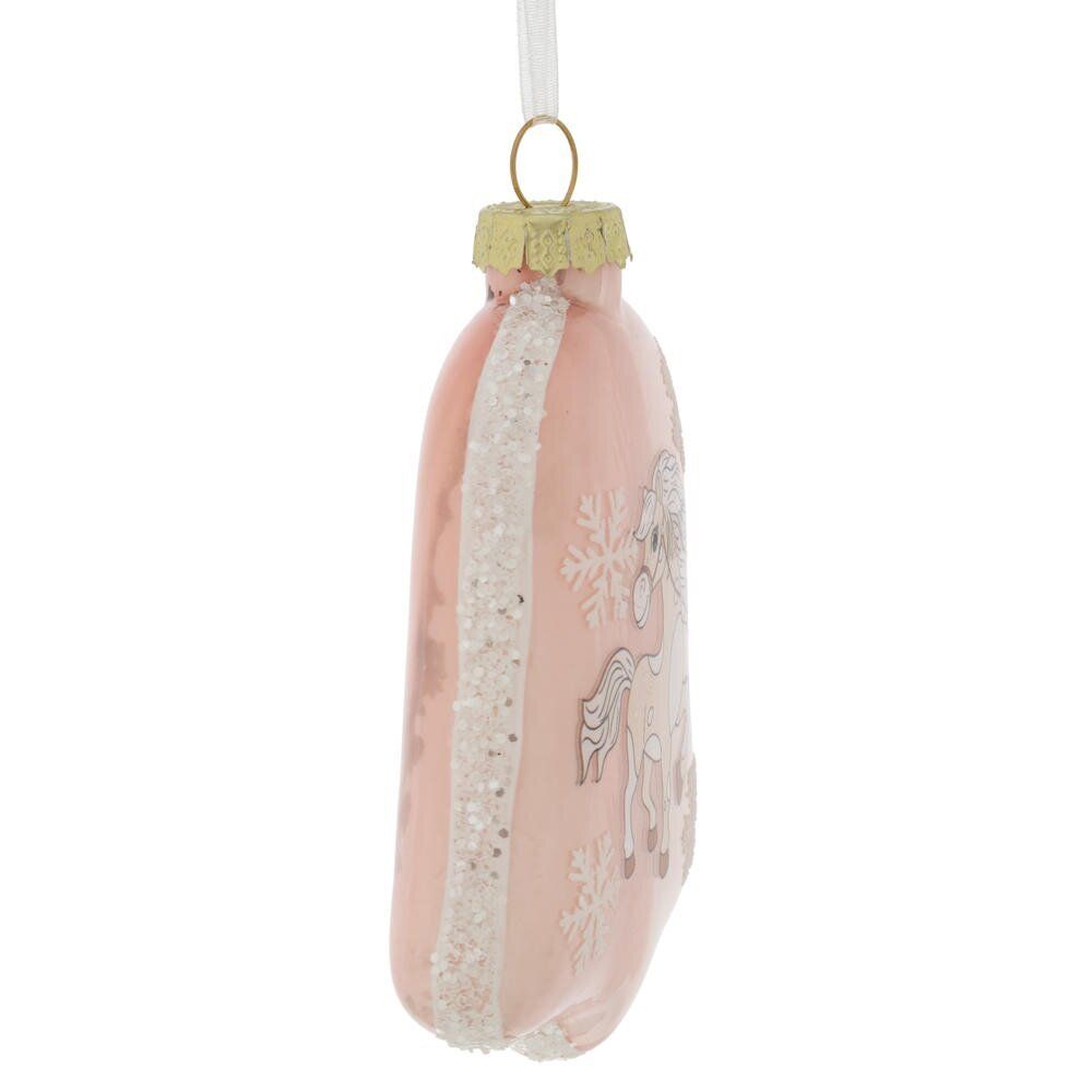 GAEM Украшение новогоднее "Колокольчик с лошадкой", L8 W2,5 H11 см