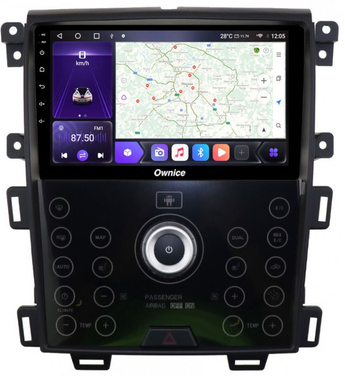 Магнитола для Ford Edge 2010-2015 - Kuberg SF-9065-C Android 12, Быстрая, CarPlay, 4G SIM-слот