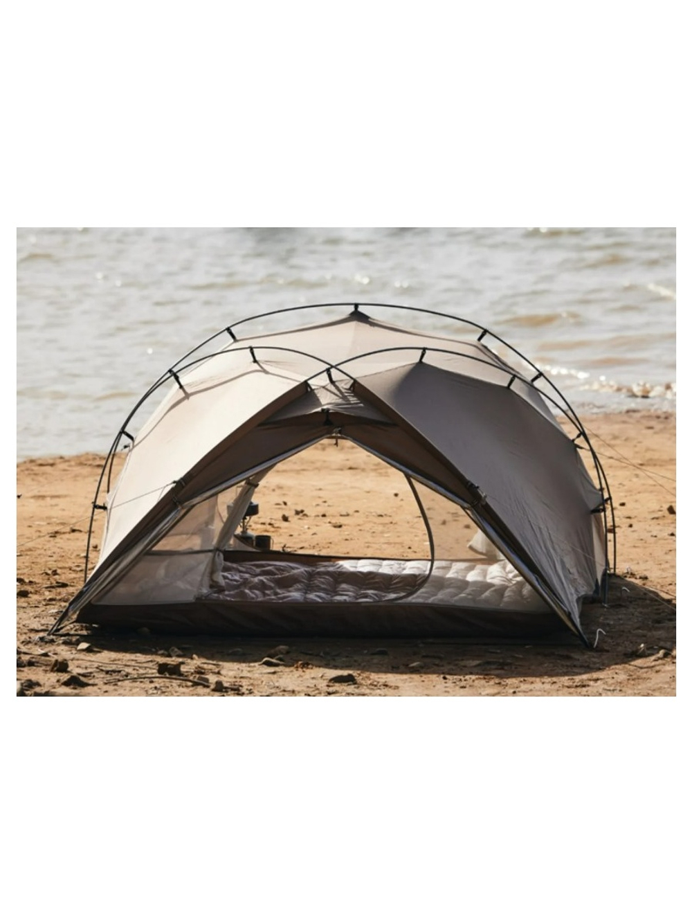 Палатка Naturehike Hillock 6, 2-местная, зеленая