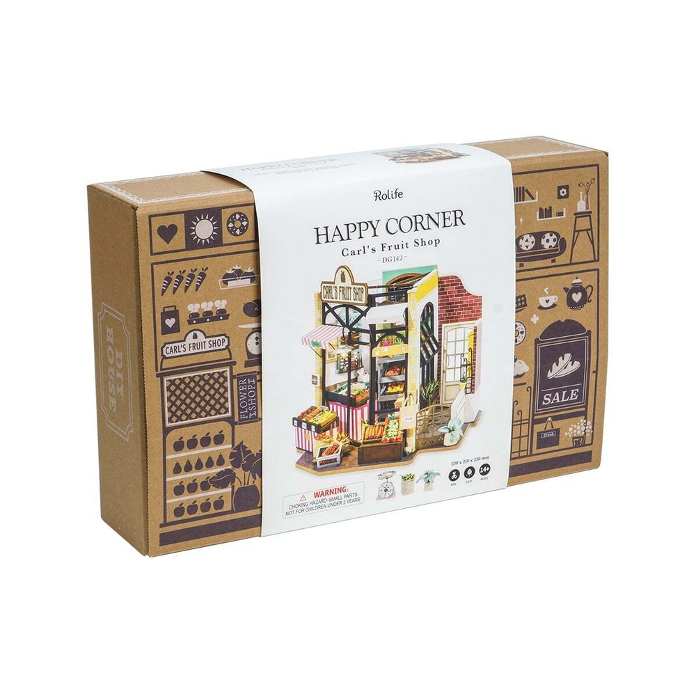 Овощная лавка Carl's Fruit Shop от Rolife - Интерьерные конструкторы-румбокс, сборная модель