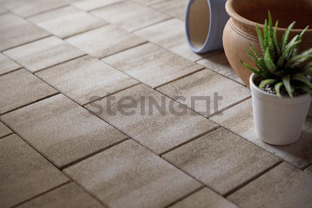 Тротуарная плитка Steingot Новый город Травертин толщина 40 мм