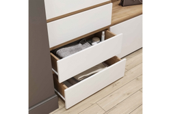 Прихожая Крона, Дуб крафт золотой, Белый