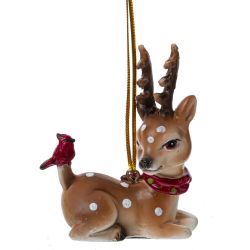 GAEM Изделие декоративное подвесное "Олень", L6 W3,5 H10,5 см, 2в.