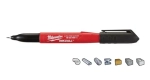 Маркер черный ультра тонкий для стройплощадки MILWAUKEE INKZALL Ultra Fine Point (1шт)