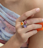 Кольцо Qudo FIRENZE 18.5 (G) Heather 107001/40-4809 18.5 размер 18,5