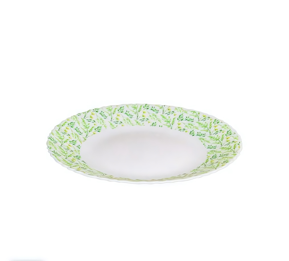 Тарелка обеденная 24 см УТРО, упрочненная стеклокерамика (комплект 6шт.)