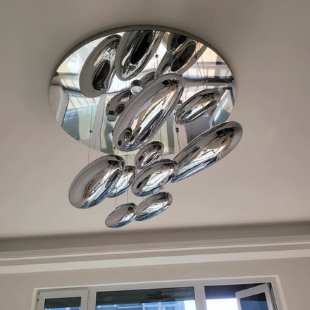 Ceiling design lamp Mercury by Artemide (8 lampshades)
