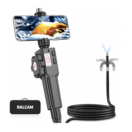 Видеоэндоскоп с управляемым зондом 1м-D 5.5мм. 360º, для подключения к смартфону