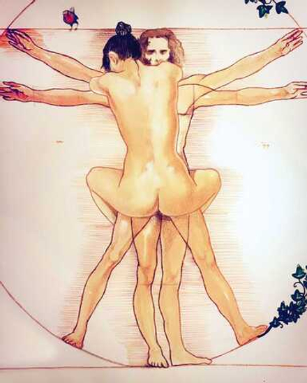 Frida Castelli - эротическое искусство итальянского художника