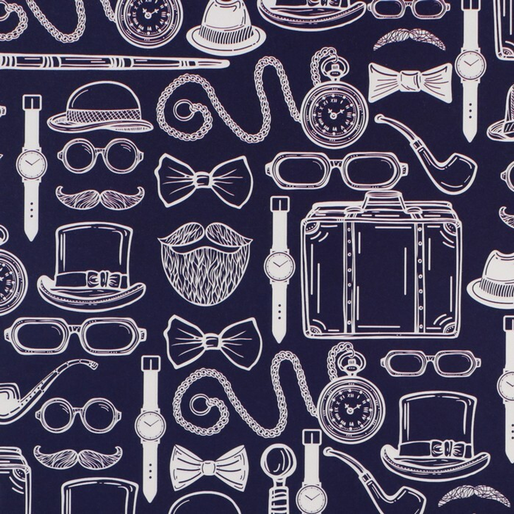 Бумага упаковочная, глянцевая "Мужчине", 70 х 100 см