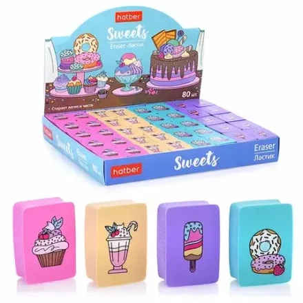 Ластик мягкий Hatber Sweets ER-072699