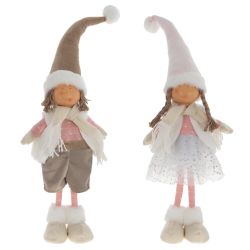 GAEM Игрушка набивная "Мальчик/Девочка", L17 W10 H68 см, 2в.