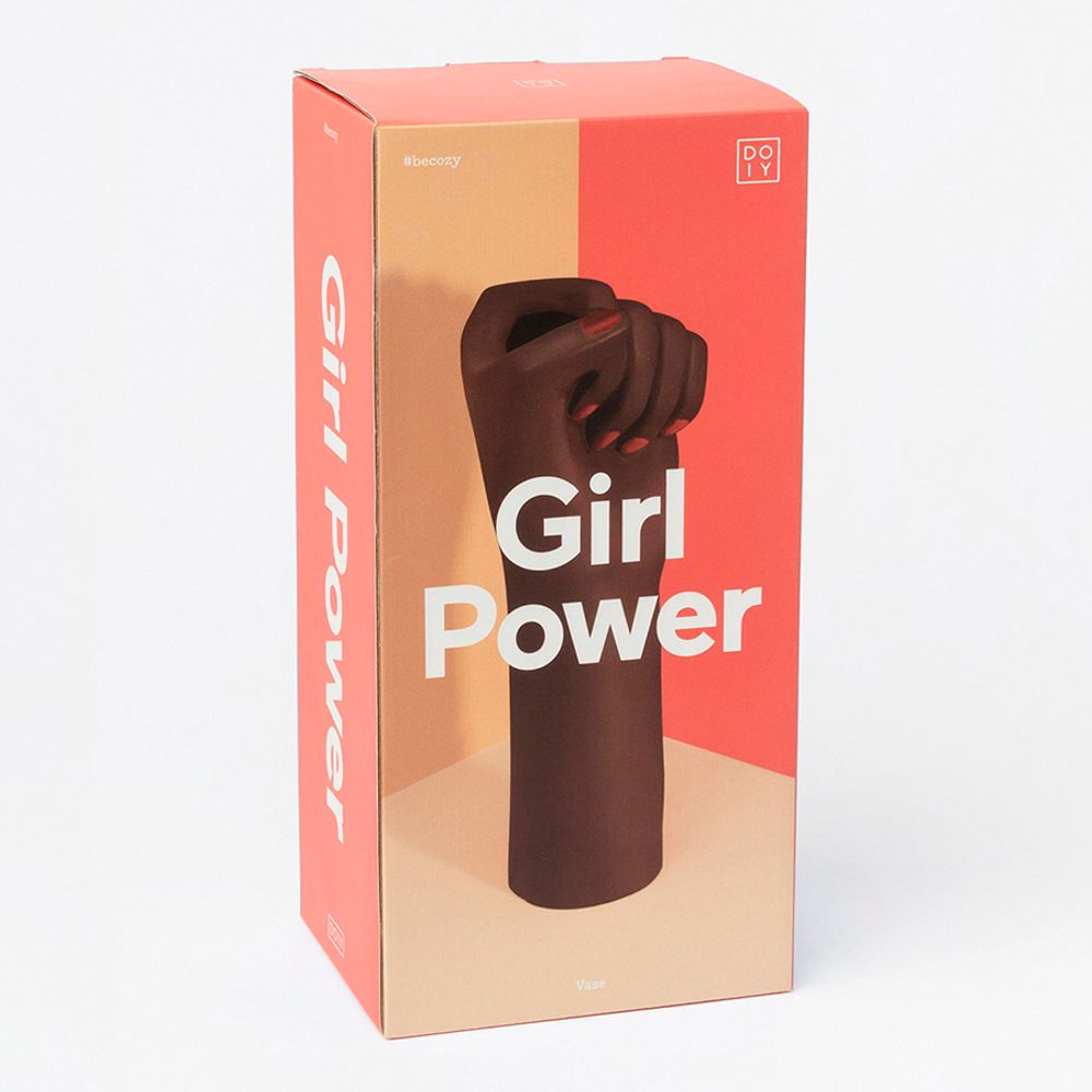 Ваза для цветов Girl Power, Black, 27,1 см