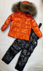 Пуховой костюм для детей Moncler Orange