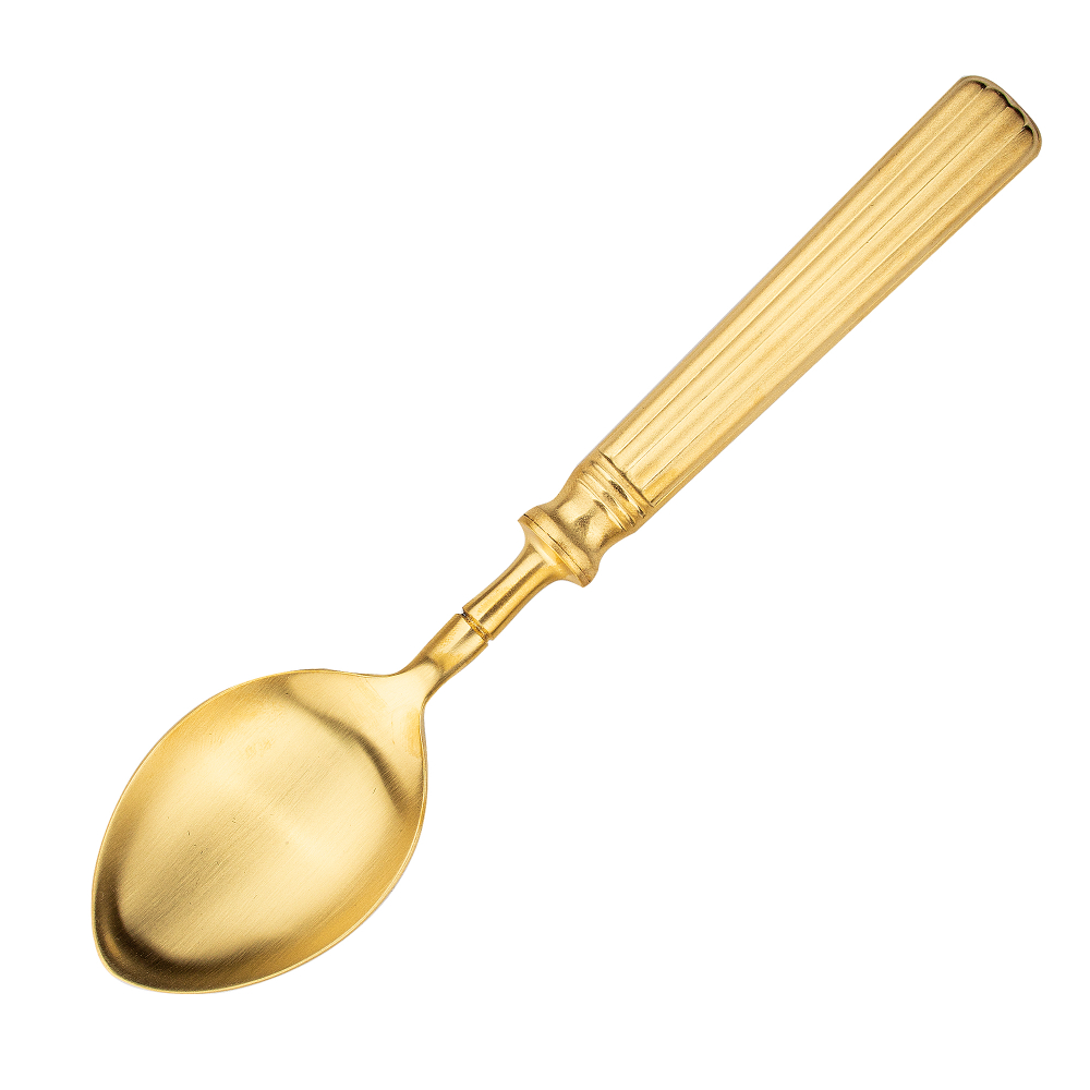 Набор столовых приборов на 6 персон 24 предмета Cutipol Line Matte Gold Brushed в подарочной упаковке