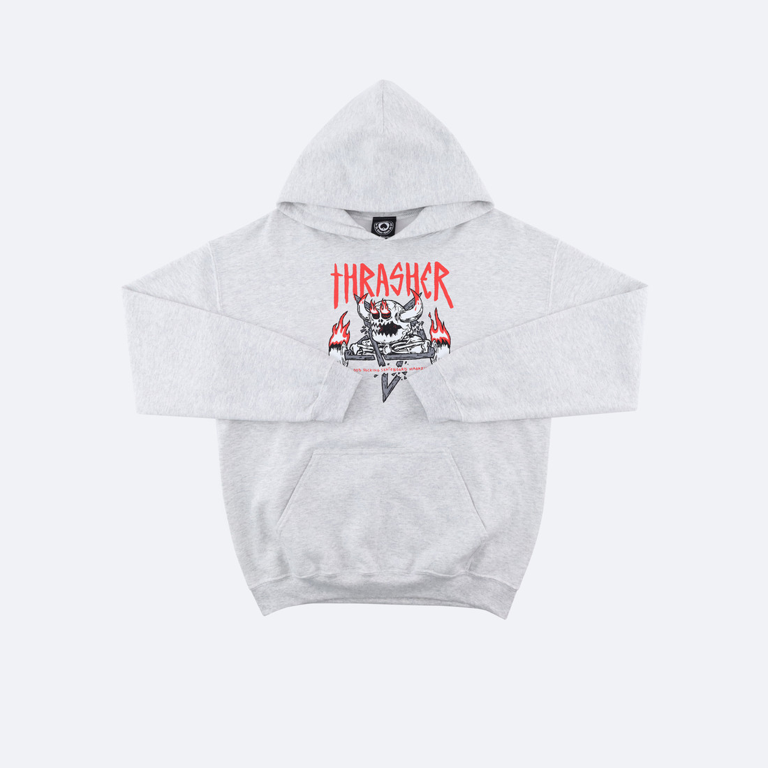 Купить Худи Thrasher x Toy Machine Monster-Gram Hoodie (ash grey)