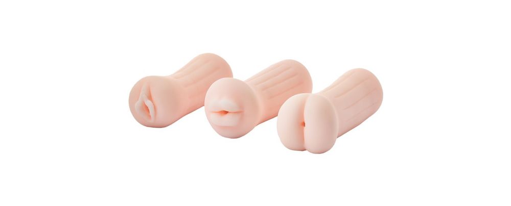 Dream Toys Мастурбатор, имитирующий вагину + Мастурбатор, имитирующий анал + Мастурбатор, имитирующий губы The Girl Next Door Tina