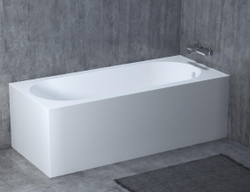 Ванна каменная матовая 170х75 Salini ORNELLA KIT 102421M