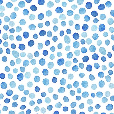 Большие сине-голубые акварельные пятна