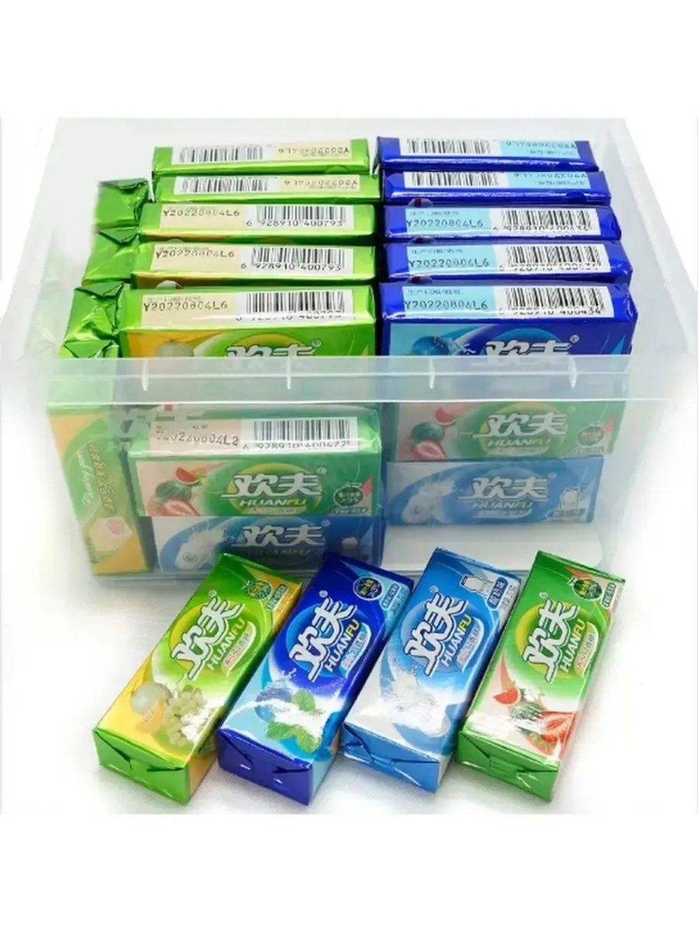 Жевательная резинка с начинкой Ассорти вкусов 21,5 г * 40 шт