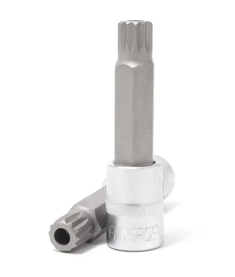Головка-бита SPLINE 12-лучевая M16 с отверстием 1/2''(L-55мм) Forsage F-34805516T