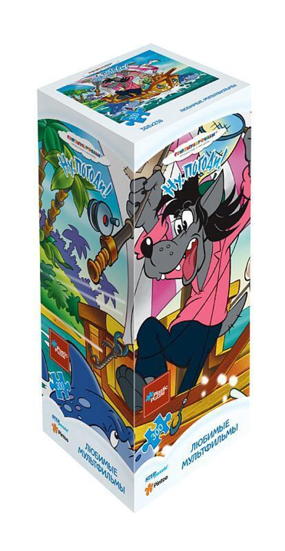 Пазл пласт. 300эл. "Ну, погоди!" (Степ пазл)