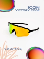 Очки ICON / Зеркальный оранжевый