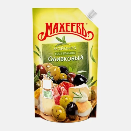 Майонез Махеевъ Оливковый 50.5% 350г