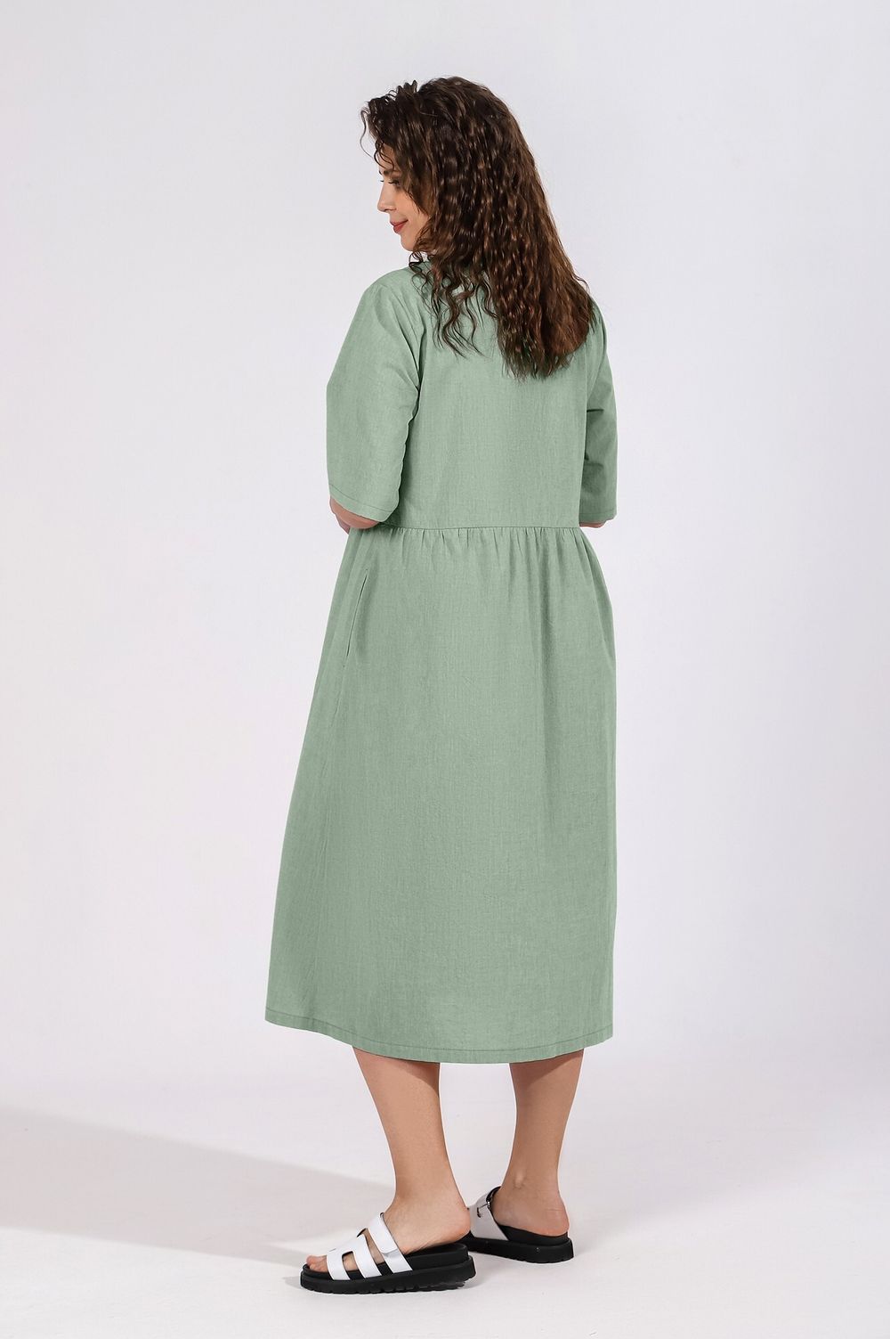 Платье Тимьян-1 Виотекс ЗЕЛЁНЫЙ