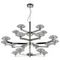 Подвесная люстра Crystal Lux Rebeca SP5+10+5 Nickel
