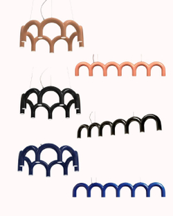 Подвесные люстры в форме арок