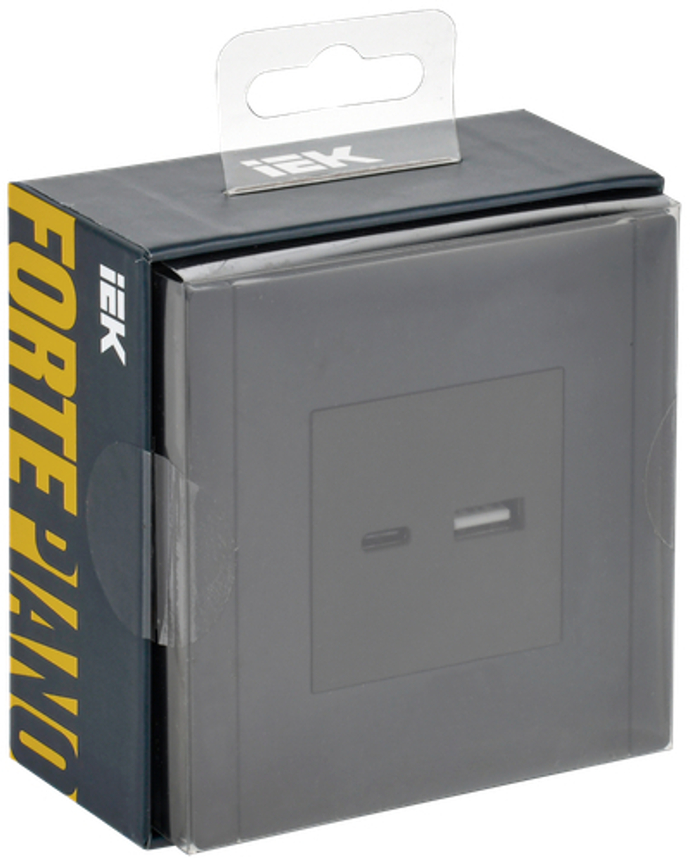 FORTE&PIANO Розетка USB A+C 3,1А FP350 серый IEK