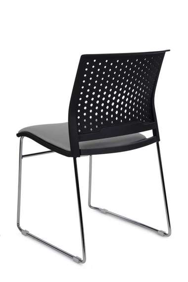 Кресло Колор RCH D918B Черный пластик/Серая ткань