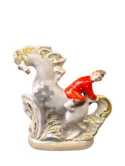 Фарфоровая статуэтка "Иванушка и конёк-горбунок"
