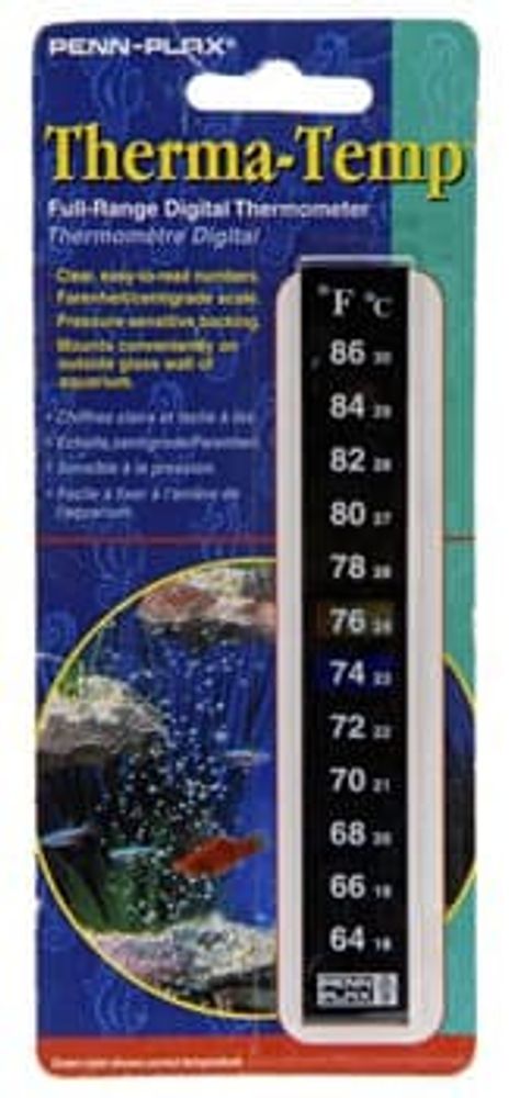 Термометр аквариумный ЖК DT012 PENN-PLAX
