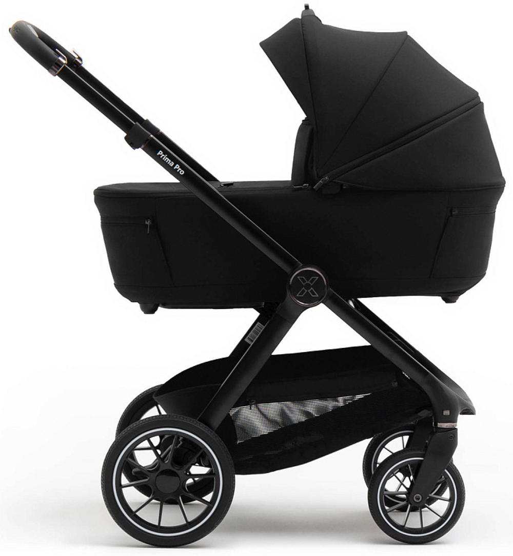 Коляска Agex Prima Pro 3 в 1 с автокреслом i-Team Black APP626 Black (Черный)