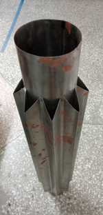 Дымоход конвектор d150 мм L1,25м