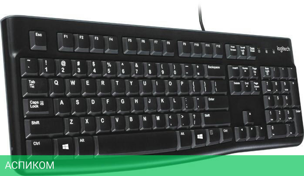 Клавиатура Logitech Compact Keyboard K120 нет кириллицы (920-002583)