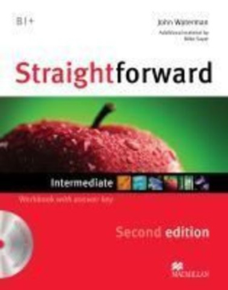 Straightforward 2nd Edition Intermediate Workbook with Key + CD