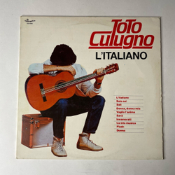 Винтажная виниловая пластинка LP Toto Cutugno Тото Кутуньо L'Italiano (Италия 1983)