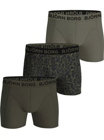 Мужские спортивные боксеры Björn Borg Cotton Stretch 3P - brown/print