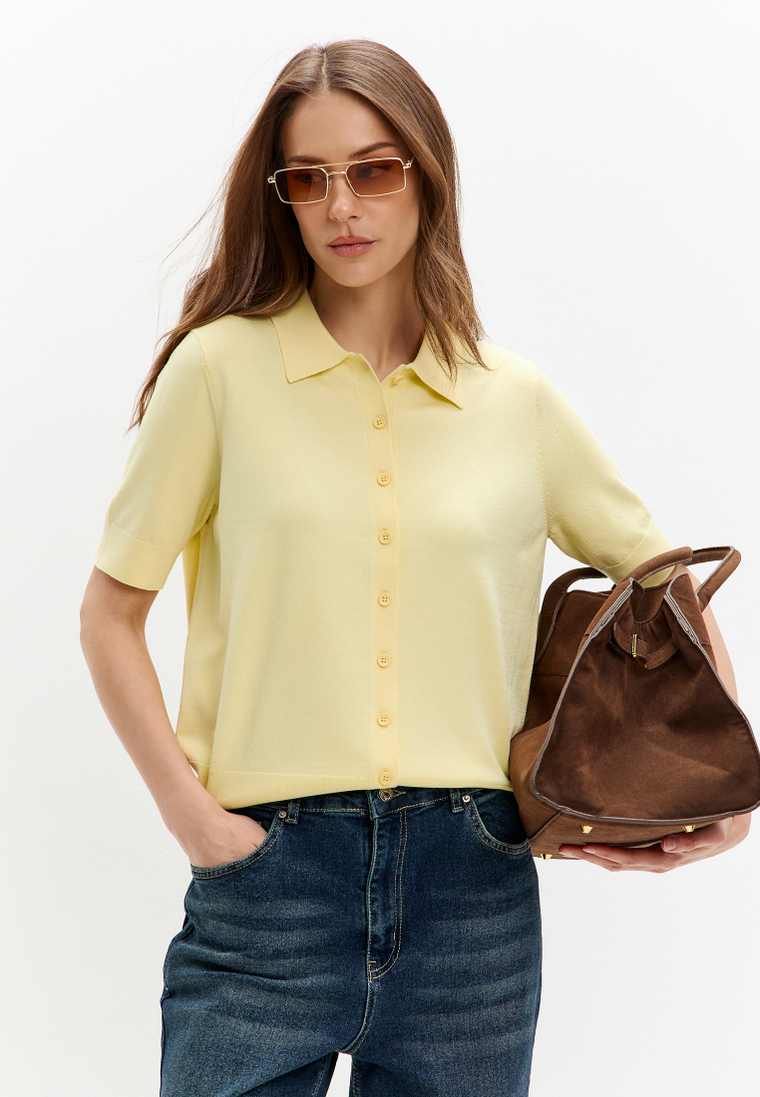 Кардиган с коротким рукавом