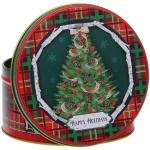 Банка жестяная «Дедушка Мороз» 700мл 13,5*5,8см