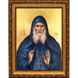 Гавриил Ургебадзе архимандрит, преподобноисповедник, Христа ради юродивый. Икона на холсте.
