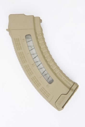 Магазин полимерный 7.62x39 на 30 патронов для AK (tan)