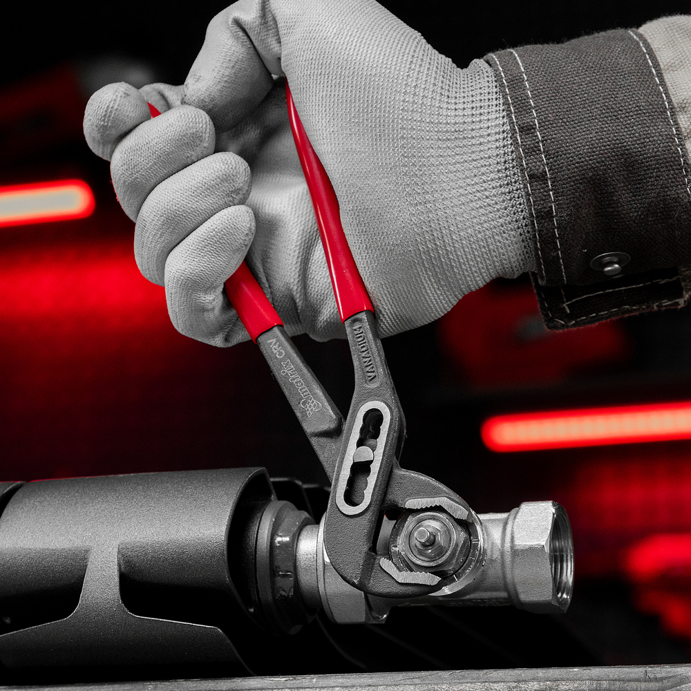 Клещи переставные 180 мм, хром-ванадий, обливные рукоятки Matrix