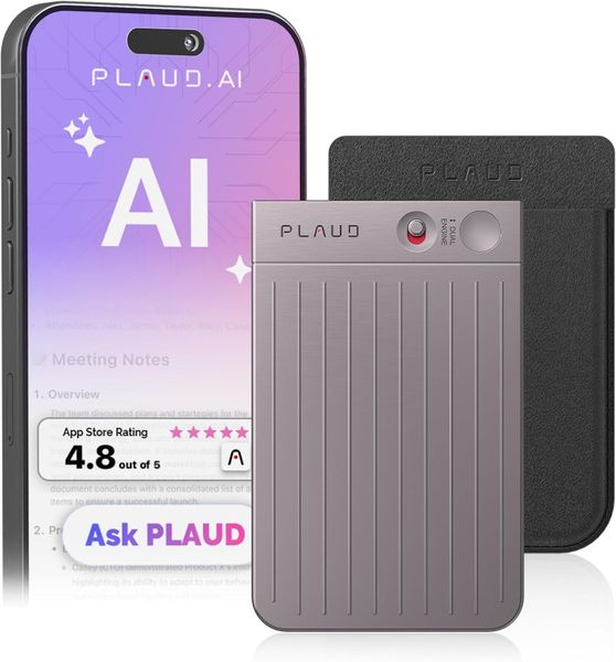 Цифровой диктофон Plaud Note с поддержкой ChatGPT, Сияющая звезда | Starlight