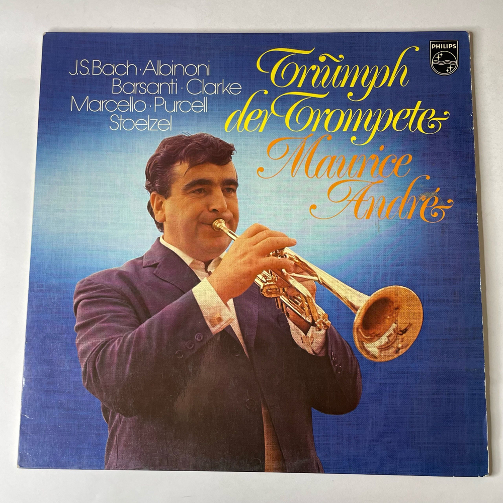 Винтажная виниловая пластинка LP Maurice Andre, Triumph Der Trompete (Германия 1973)