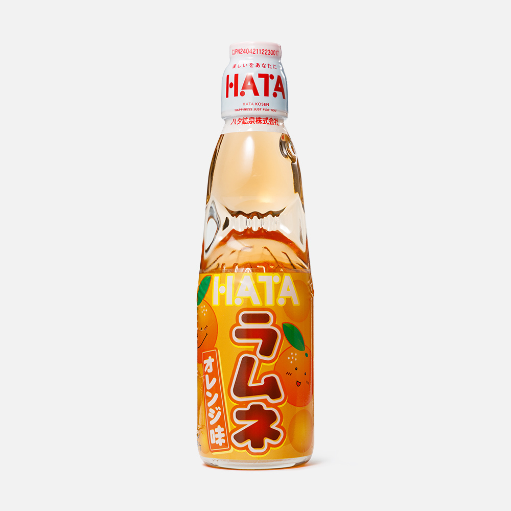 Напиток Hata Ramune газированный, со вкусом апельсина, 200 мл
