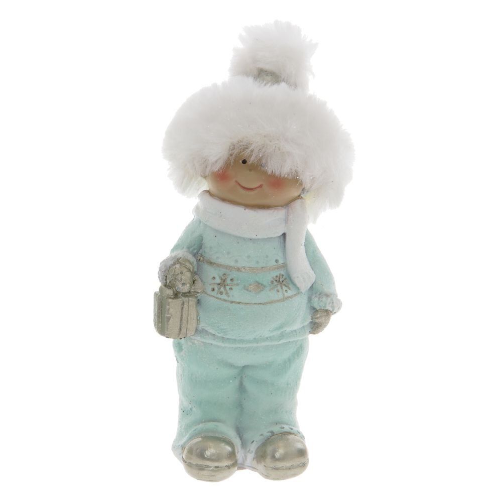 GAEM Фигурка декоративная "Мальчик/Девочка", L6 W5 H13 см, 2в.